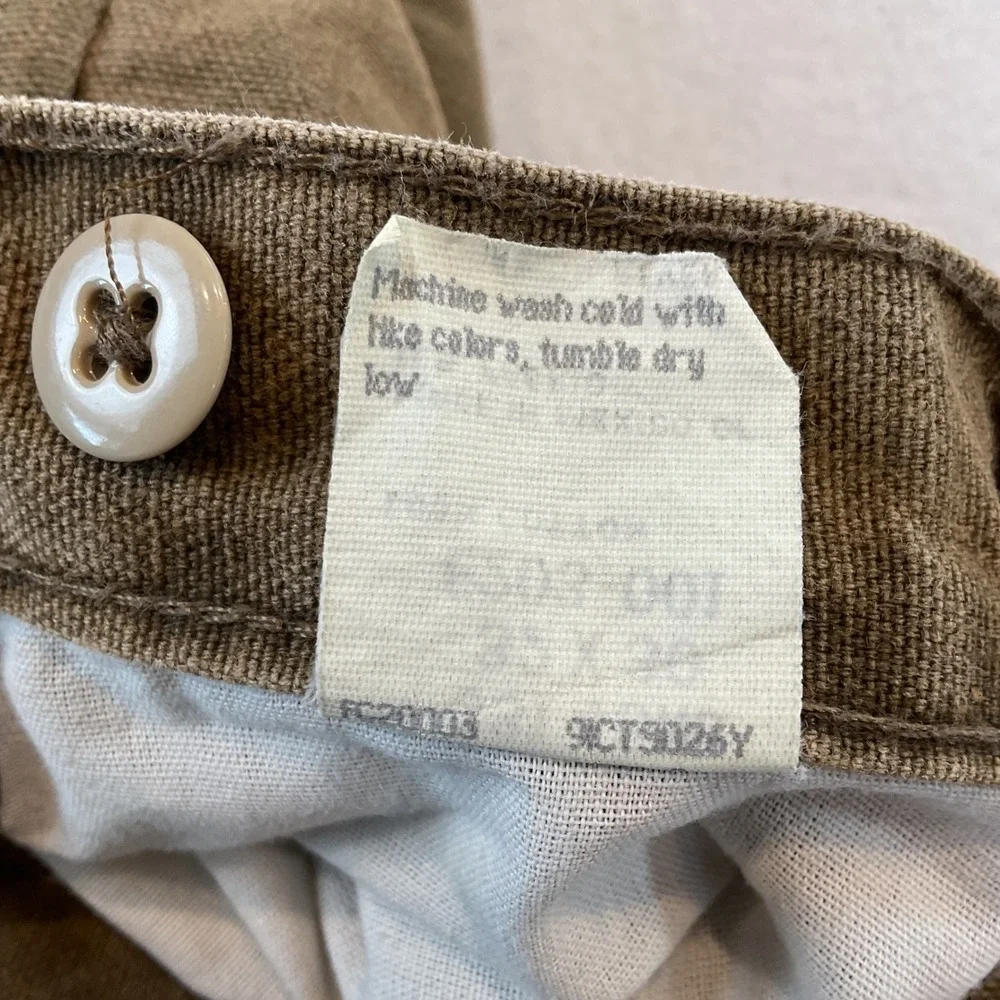 Wrangler Rugged Wear Mens 32x30 Brown Tan Canvas Field Hunting Brush Pants READ
